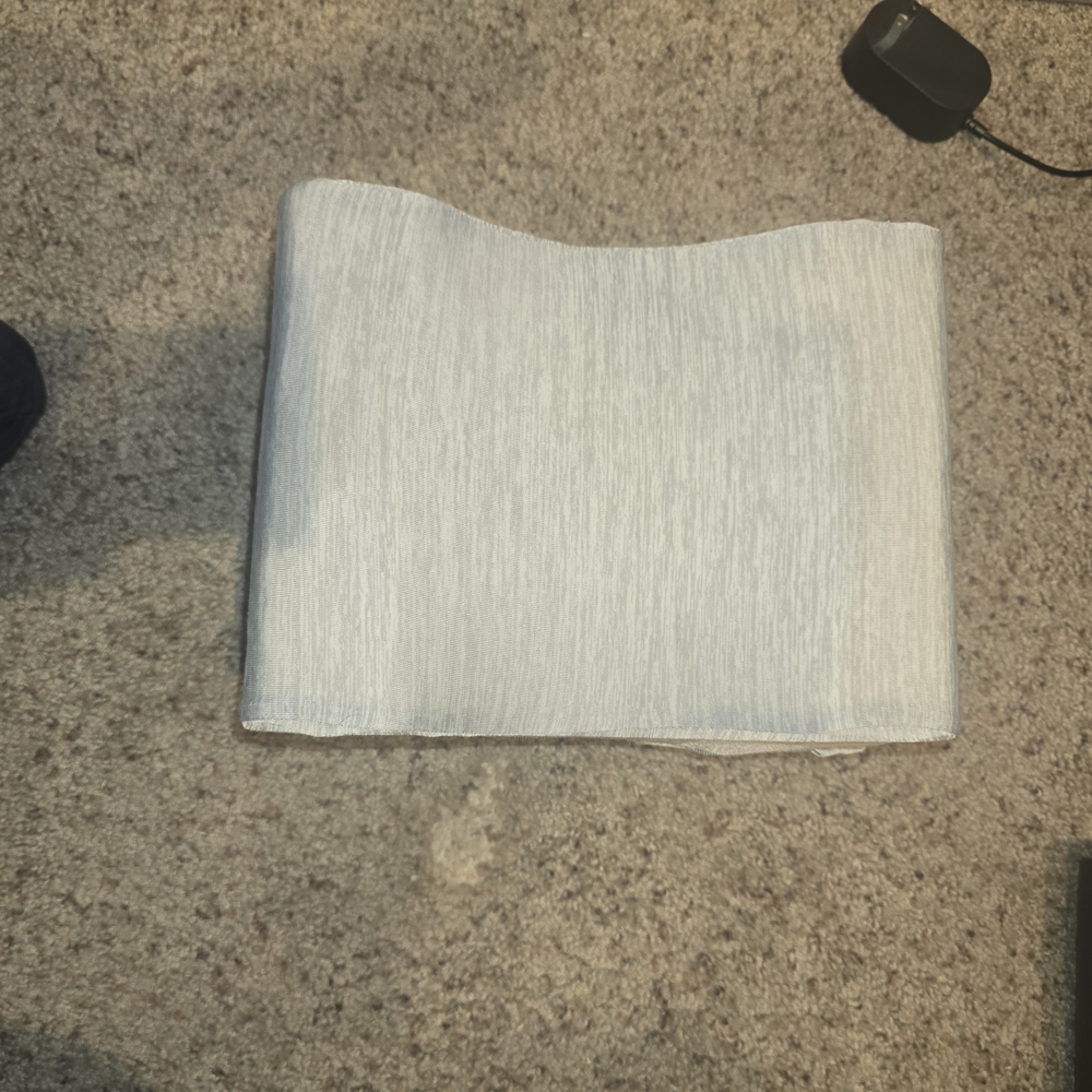 Gray Memory Foam Knee Pillow For Side Sleepers - Picture 3 of 3